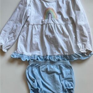 Stitchy Fish Rainbow Bloomer Set 3T